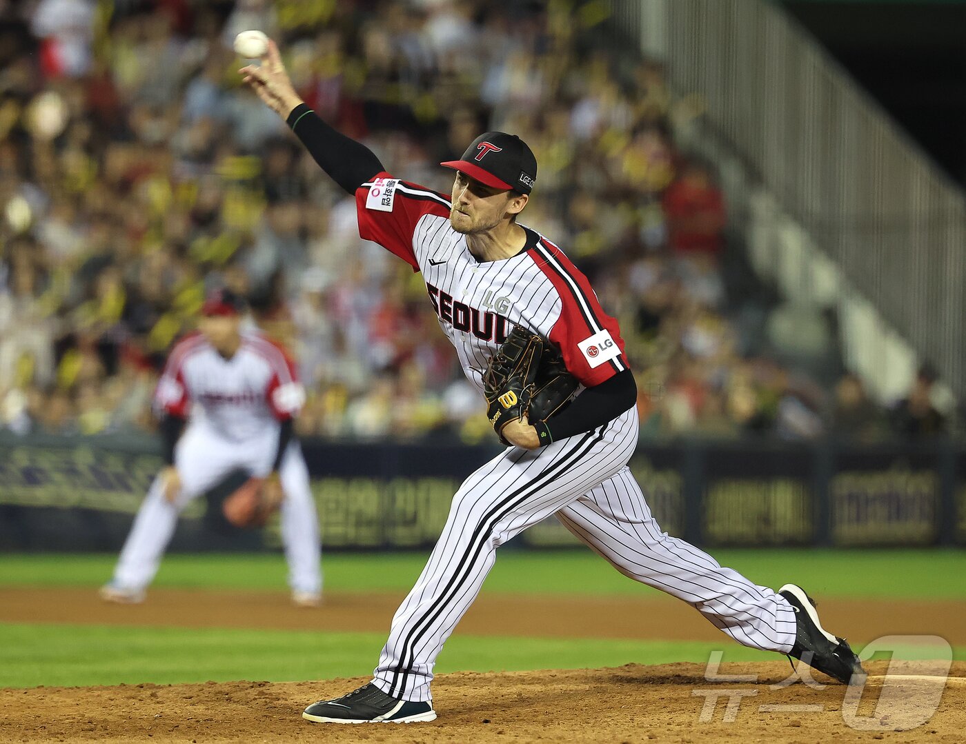본문 이미지 - LG 트윈스 외국인 투수 앤더스 톨허스트. 2025.9.14/뉴스1 ⓒ News1 김진환 기자