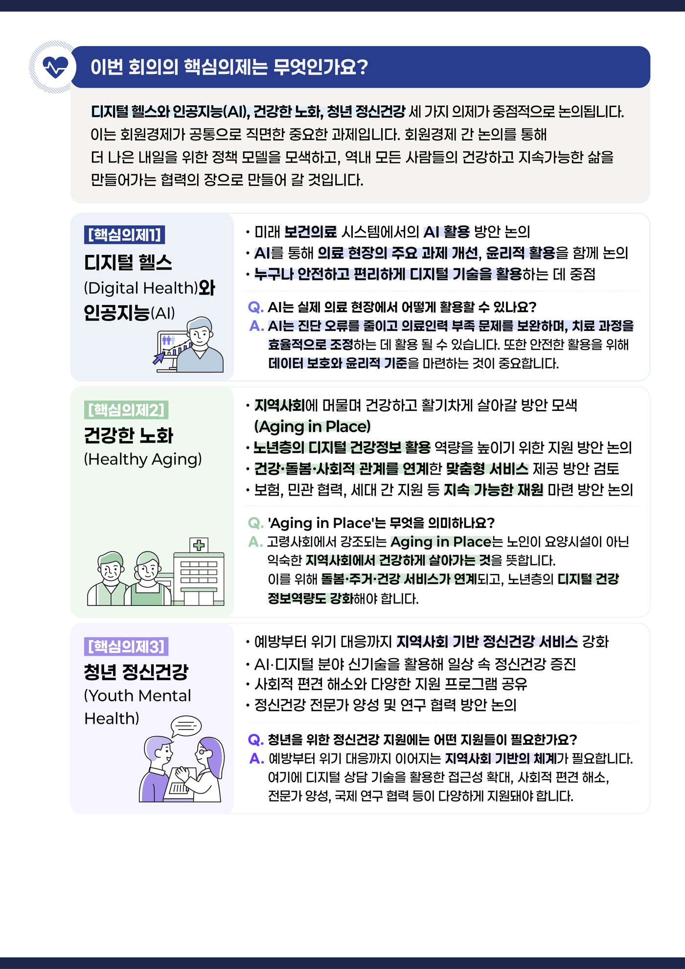 본문 이미지 - APEC 보건과경제 고위급회의 주요의제&#40;보건복지부 제공&#41;