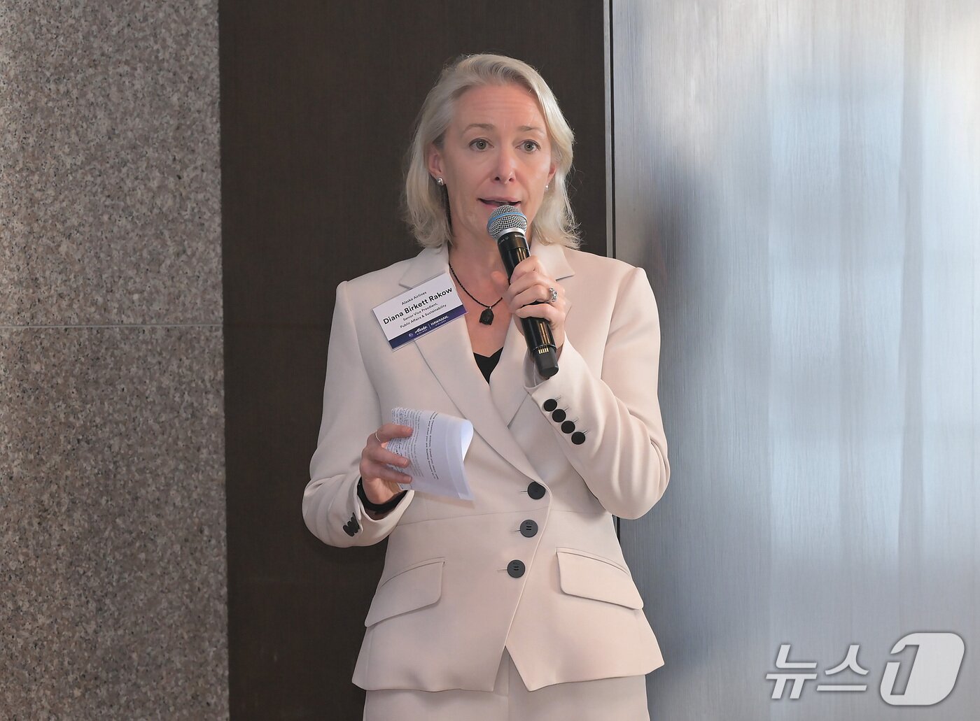 본문 이미지 - 다이애나 벌켓 라코우 하와이안항공 신임 CEO 예정자.2025.9.15/뉴스1(하와이안항공 제공)