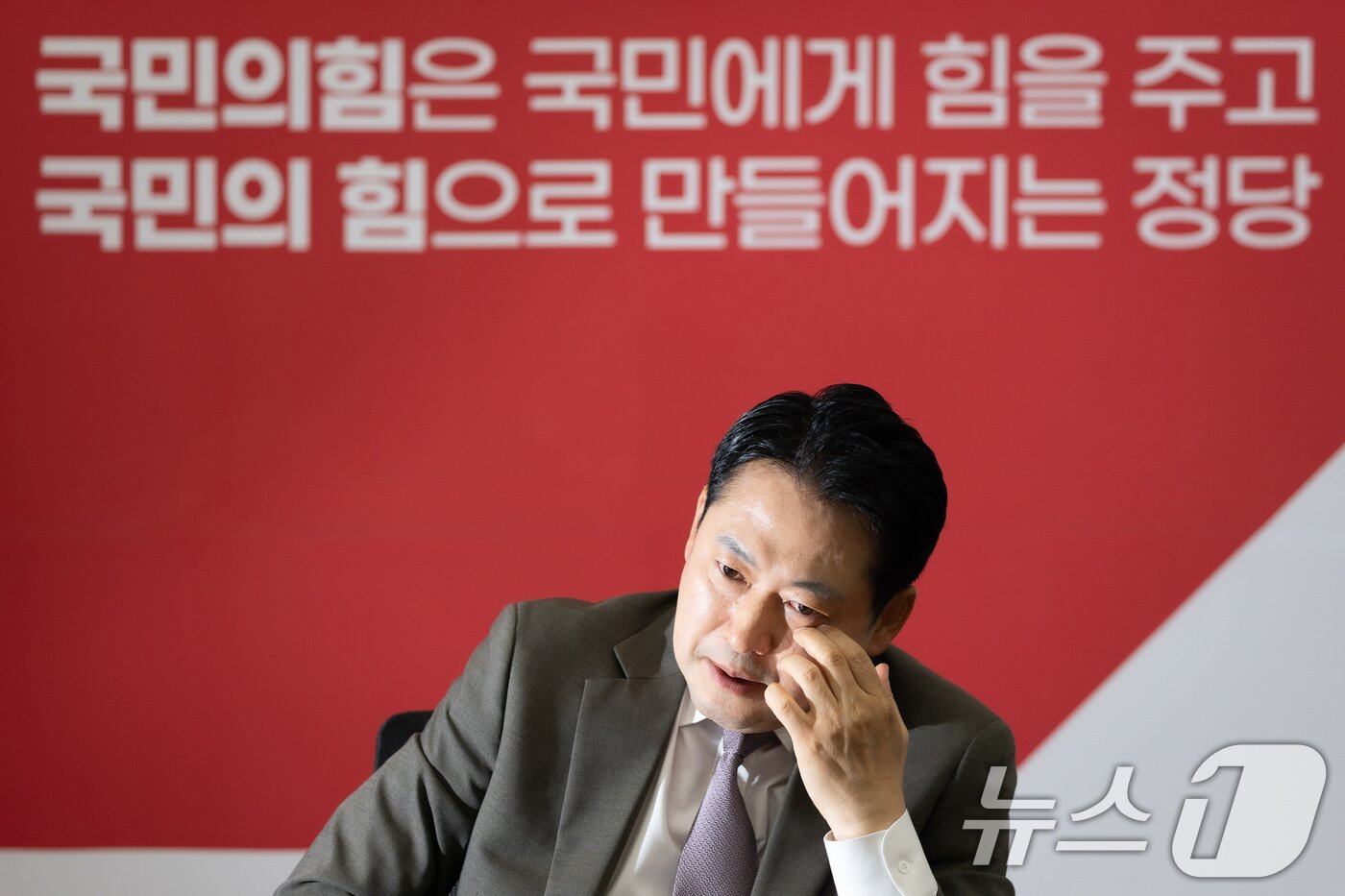 본문 이미지 - 장동혁 국민의힘 대표가 16일 서울 여의도 국회에서 뉴스1과 인터뷰하고 있다. ⓒ News1 유승관 기자