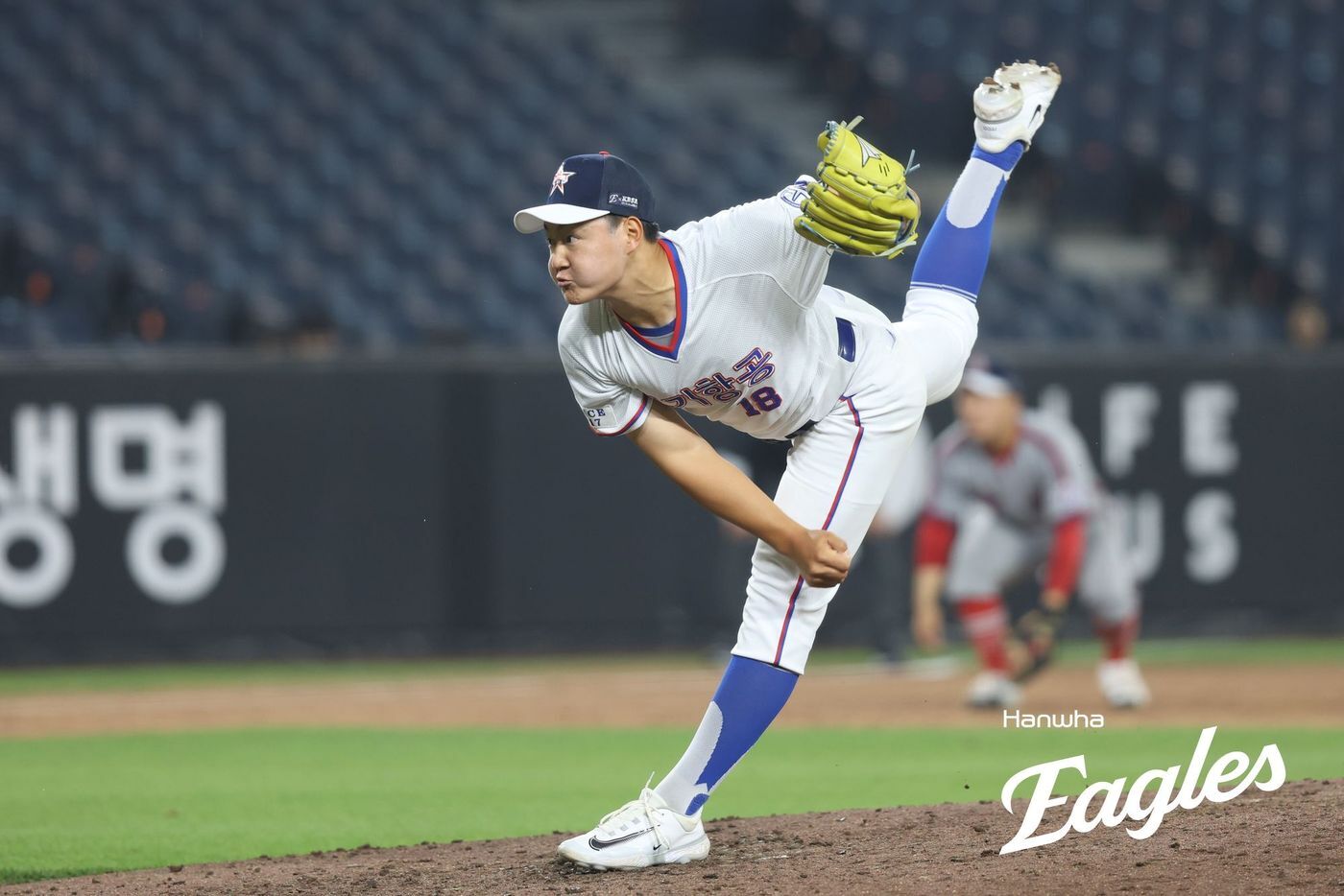 본문 이미지 - 경기항공고 투수 양우진. (한화 이글스 제공)