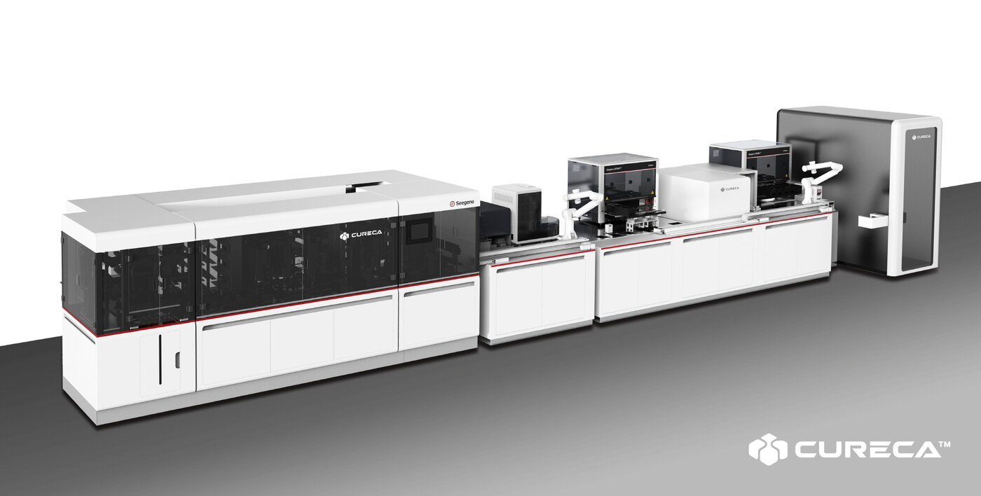 본문 이미지 - 씨젠이 개발한 무인 PCR 자동화 시스템 '큐레카' .(씨젠 제공)/뉴스1