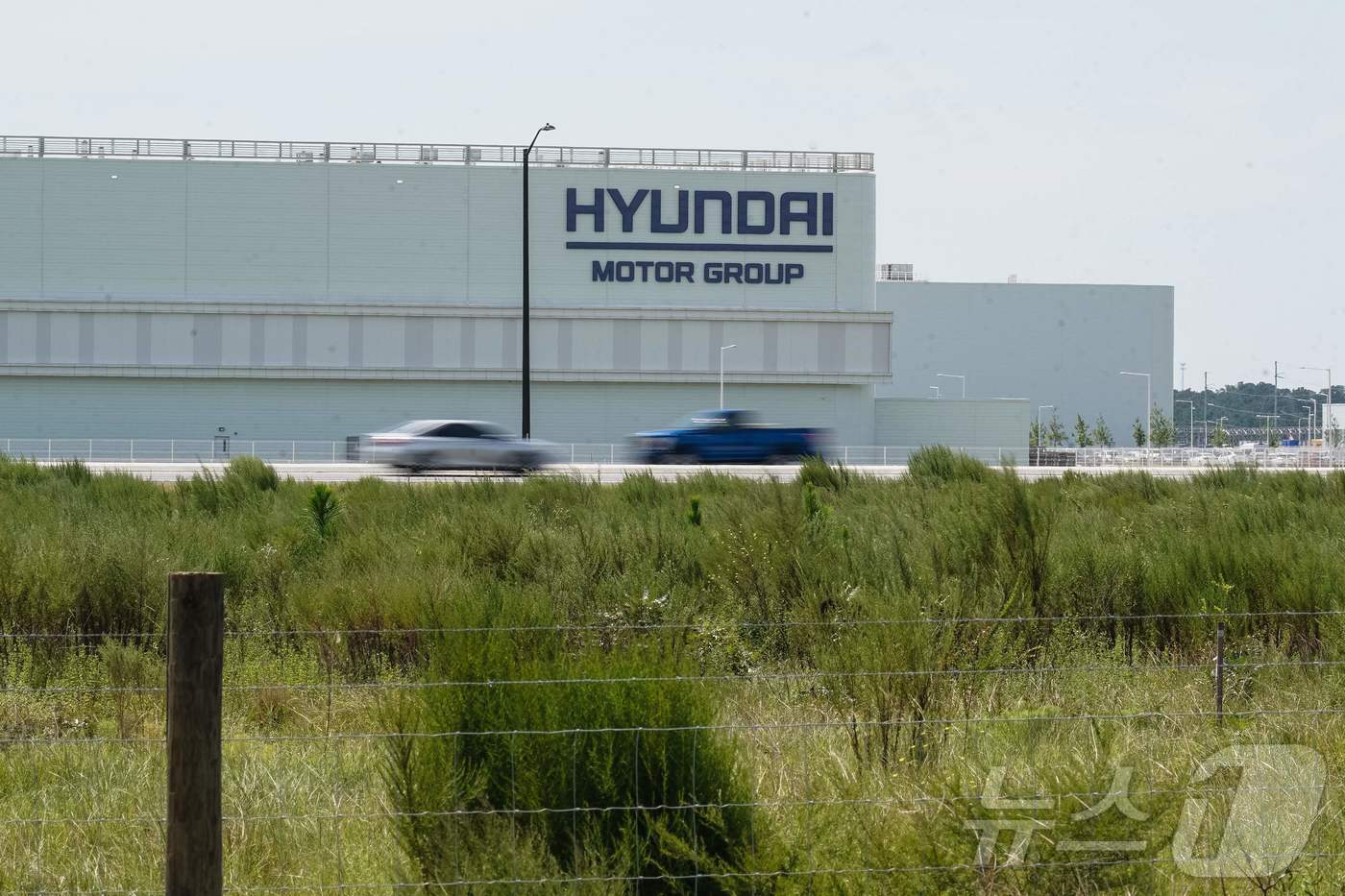 본문 이미지 - 미국 조지아주 엘라벨에 위치한 현대자동차그룹 메타플랜트 전경. 2025.09.09. ⓒ AFP=뉴스1 ⓒ News1 윤다정 기자