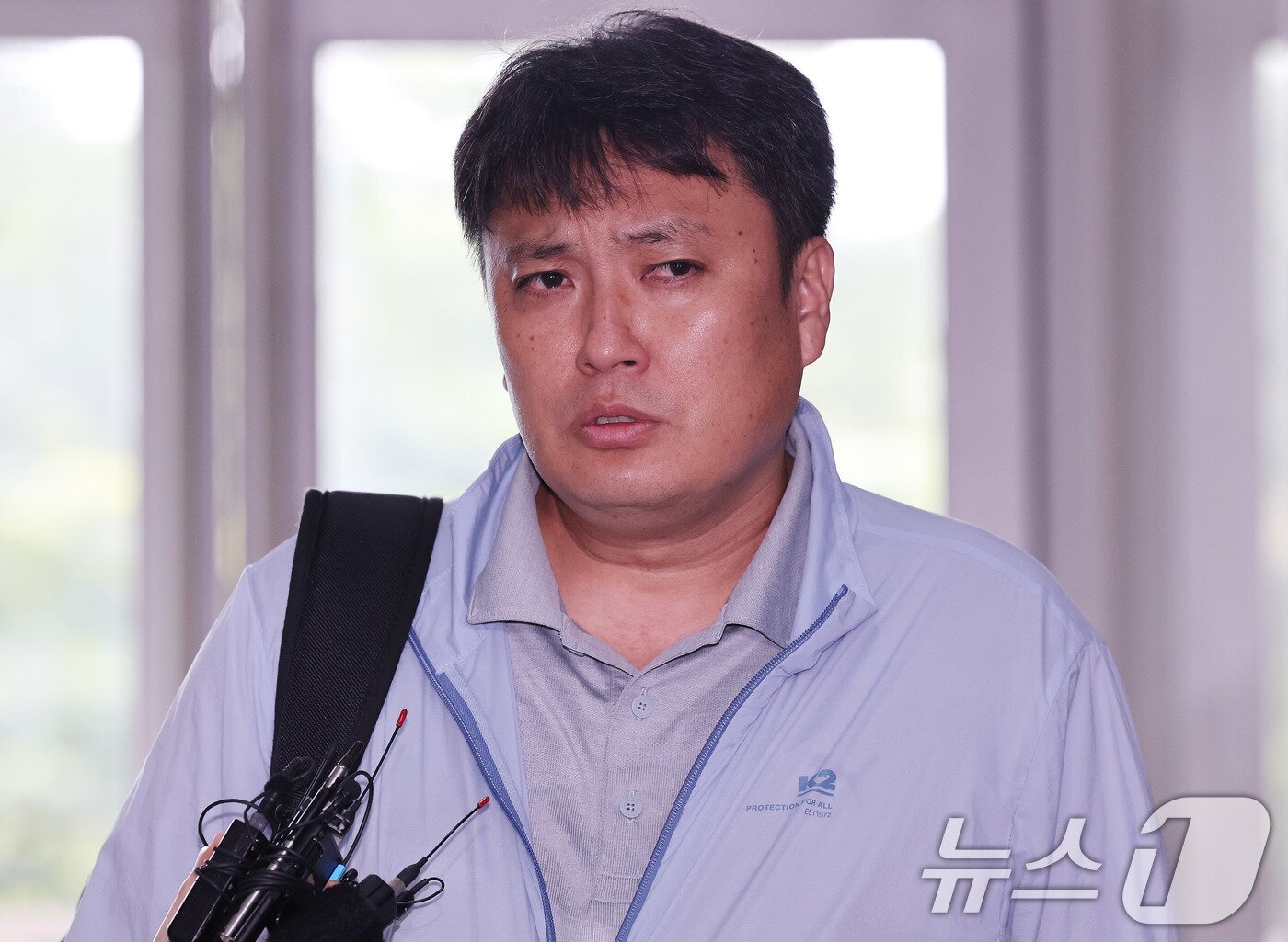 본문 이미지 - 삼부토건 주가조작 사건 국회 위증 의혹을 받는 멋쟁해병 단체대화방 구성원 사업가 최택용 씨. 2025.9.18/뉴스1 ⓒ News1 박지혜 기자