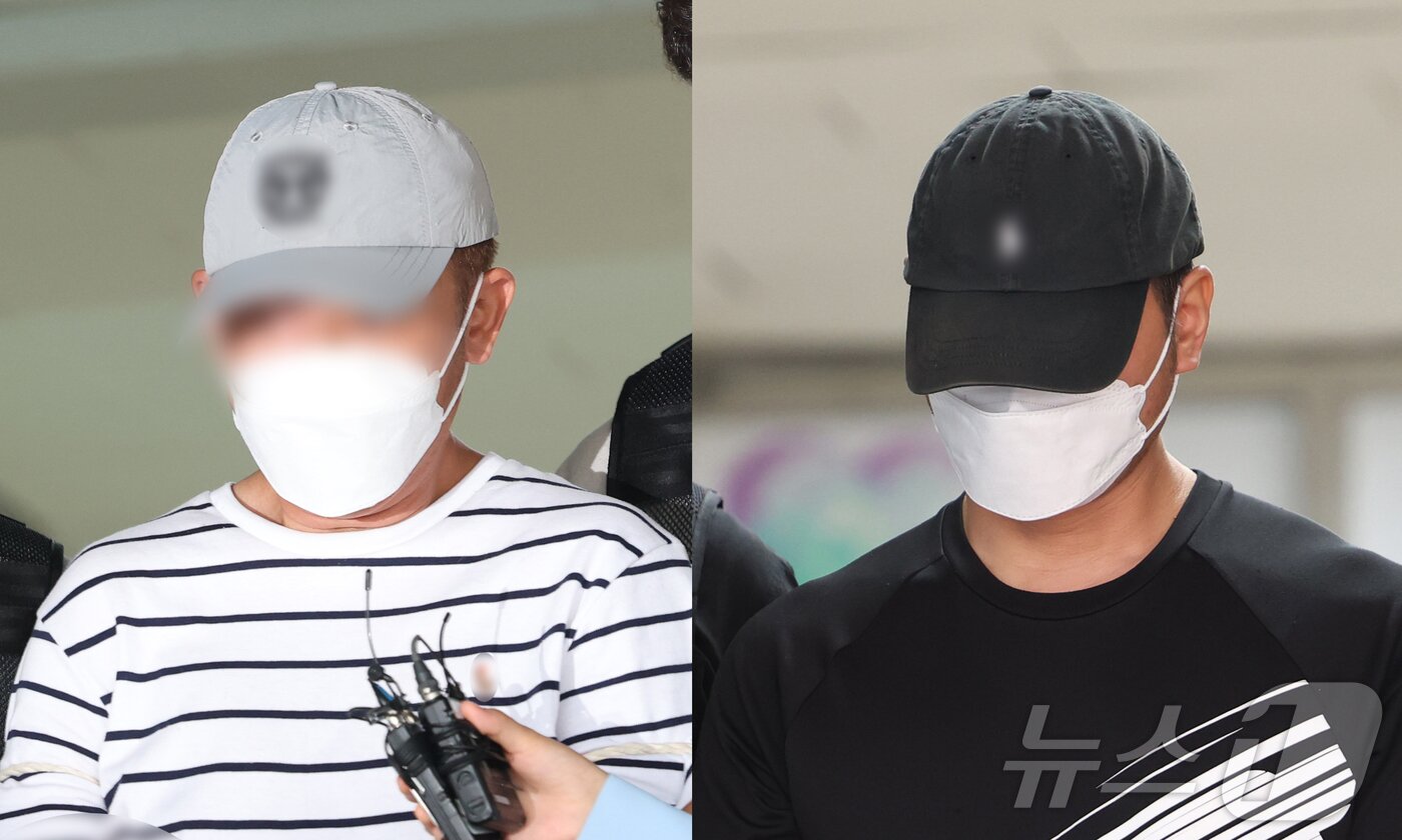 본문 이미지 - 17일 오후 경기 수원시 영통구 수원영통경찰서에서 &#39;KT 소액결제 사건&#39; 피의자인 중국 교포 A 씨가 구속 전 피의자 심문&#40;영장실질심사&#41;를 받기 위해 나오고 있다. 정보통신망법 위반 및 컴퓨터 등 사용 사기 혐의를 받는 중국 교포 A 씨&#40;48&#41;와 B 씨&#40;44&#41;는 이날 오전 수원지법 안산지원에서 구속 전 피의자 심문&#40;영장실질심사&#41;을 받는다. 2025.9.18/뉴스1 ⓒ News1 김영운 기자