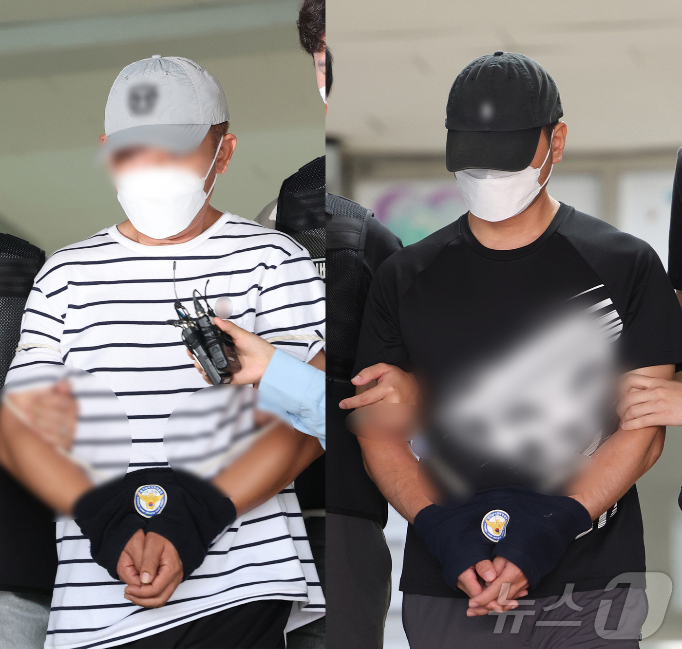 (수원=뉴스1) 김영운 기자 = 18일 오전 경기 수원시 영통구 수원영통경찰서에서 'KT 소액결제 사건' 피의자인 중국 교포 A 씨가 구속 전 피의자 심문(영장실질심사)를 받기 위 …