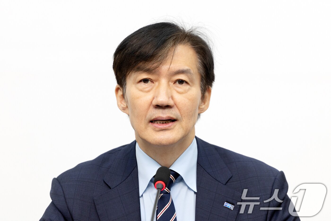 본문 이미지 - 조국 조국혁신당 비상대책위원장이 지난 18일 서울 여의도 국회에서 열린 비상대책위원회 회의에서 모두발언하고 있다. 2025.9.18/뉴스1 ⓒ News1 이승배 기자