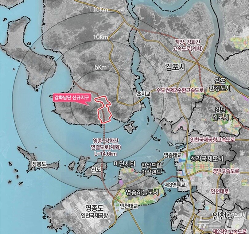 본문 이미지 - 인천경제자유구역 강화 남단 신규 지구 위치도 &#40;인천경제자유구역청 제공.재판매 및 DB금지&#41;