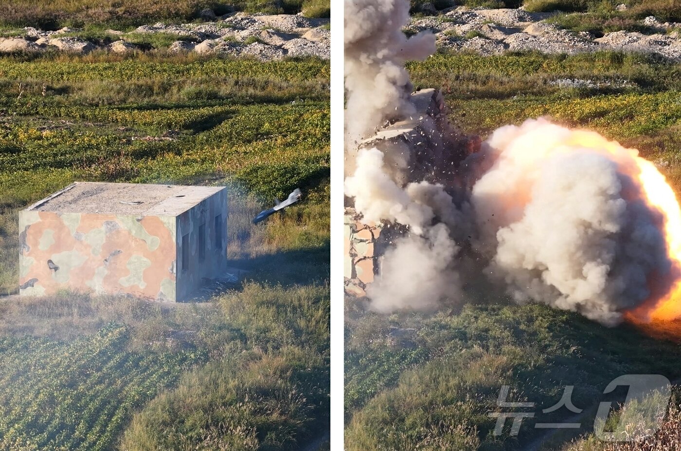 본문 이미지 - &#40;평양 노동신문=뉴스1&#41; = 북한 노동당 기관지 노동신문은 19일 김 총비서가 전날 무인항공기술연합체 산하 연구소와 기업소를 방문해 무인 무장 장비의 성능시험을 지도했다고 보도했다. [국내에서만 사용가능. 재배포 금지. DB 금지. For Use Only in the Republic of Korea. Redistribution Prohibited] rodongphoto@news1.kr