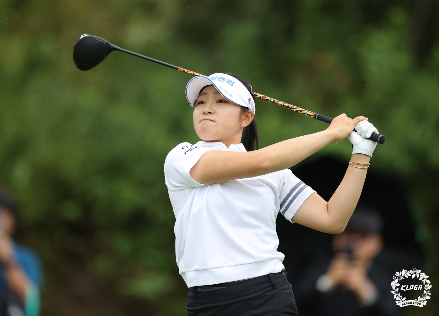 (서울=뉴스1) = 유현조가 19일 인천 청라 베어즈베스트 청라GC에서 열린 '하나금융그룹 챔피언십' 2라운드 7번 홀에서 티샷을 하고 있다. (KLPG 제공. 재판매 및 DB 금 …