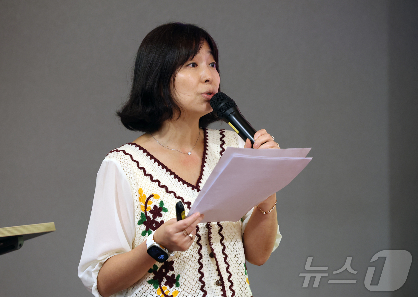 (성남=뉴스1) 김영운 기자 = 19일 경기 성남시 분당구 판교스타트업캠퍼스에서 열린 반려동물 산업 육성 협의회 제16회 IR데이에서 인공지능, 블록체인 기반 반려동물 펫테크 기업 …