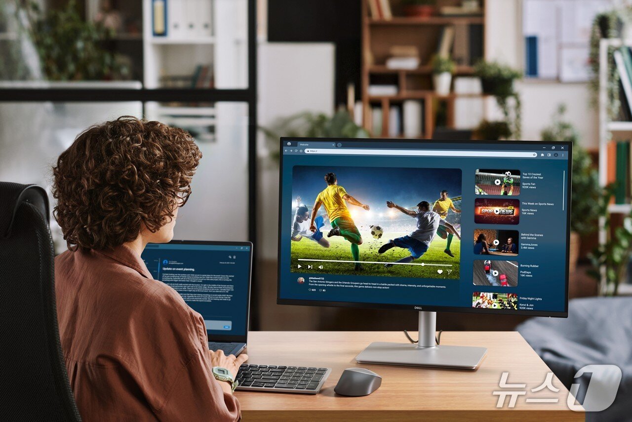 본문 이미지 - 델 27 플러스 QHD 모니터(델 테크놀로지스 제공)