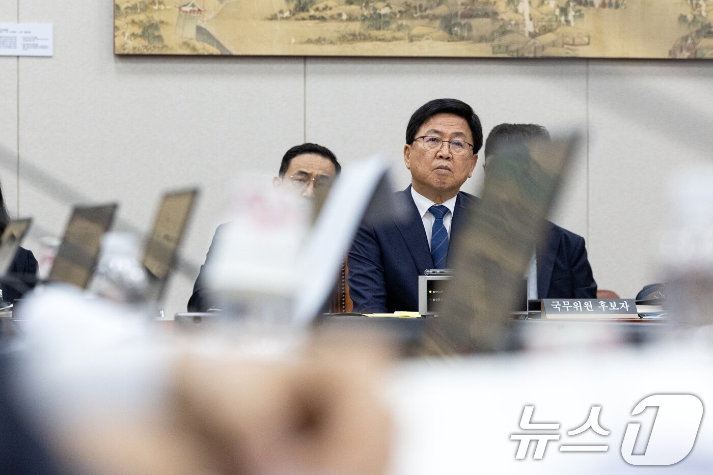 본문 이미지 - 최교진 사회부총리 겸 교육부 장관 후보자가 2일 서울 여의도 국회 교육위원회에서 열린 인사청문회에 출석해 의원 질의를 듣고 있다. 2025.9.2/뉴스1 ⓒ News1 이승배 기자