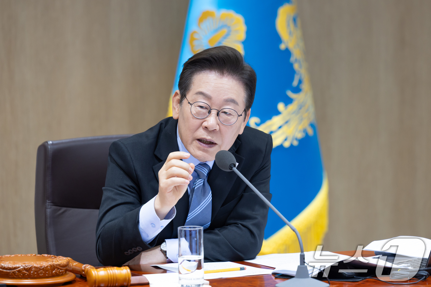 (서울=뉴스1) 허경 기자 = 이재명 대통령이 2일 서울 용산 대통령실 청사에서 열린 제40회 국무회의에서 발언하고 있다. (대통령실 제공. 재판매 및 DB 금지) 2025.9.2 …