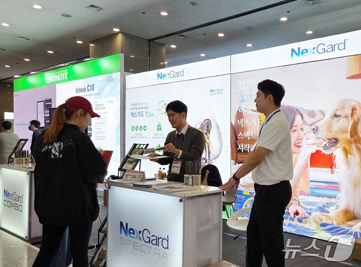 본문 이미지 - 한국베링거인겔하임동물약품은 21일 2025 추계 서울수의임상컨퍼런스에 참가해 제품을 소개했다. ⓒ 뉴스1 최서윤 기자