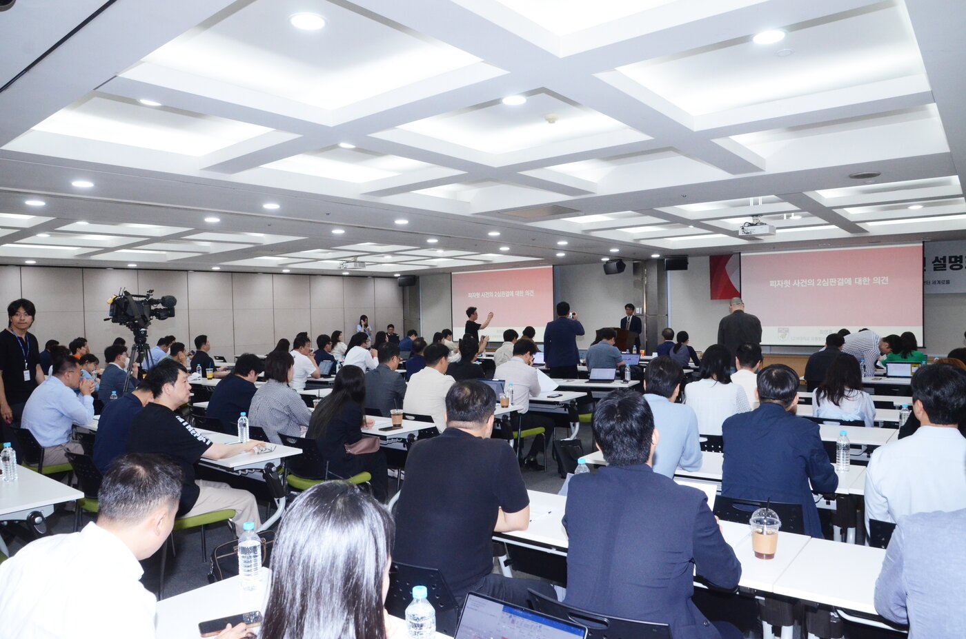 본문 이미지 -  22일 서울 양재 aT센터에서 열린 차액가맹금 전문가 설명회 현장.&#40;한국프랜차이즈산업협회 제공&#41;