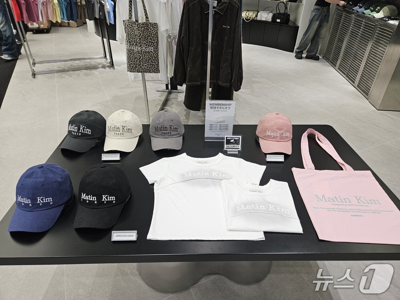 본문 이미지 - 마뗑킴 시부야점 내부 모습.ⓒ 뉴스1/김진희 기자.