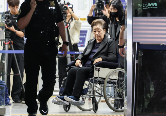 '통일교 의혹' 한학자 총재 다시 구치소 수감…구속집행정지 연장 불허