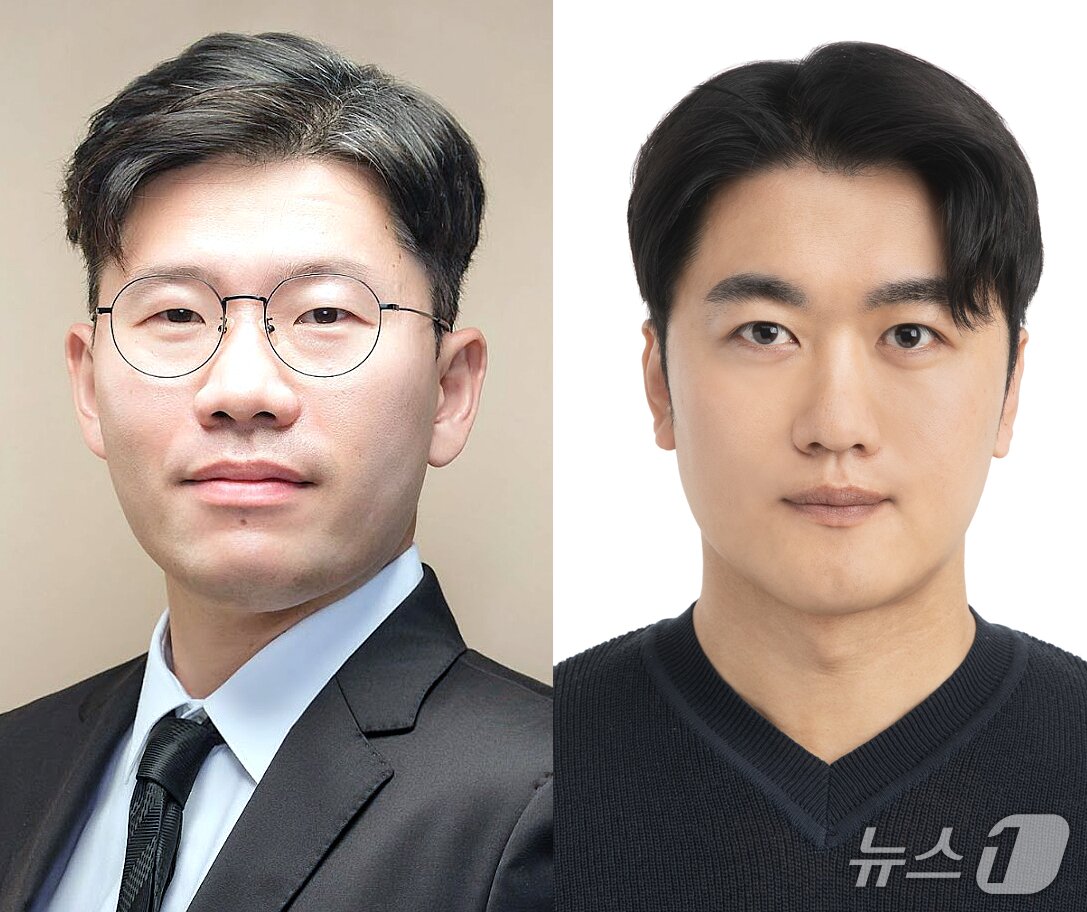 본문 이미지 - 고려대학교 강용묵 교수(왼쪽), 고려대학교 김재범 박사. (한국연구재단 제공, 재판매 및 DB금지)2025.9.23/뉴스1