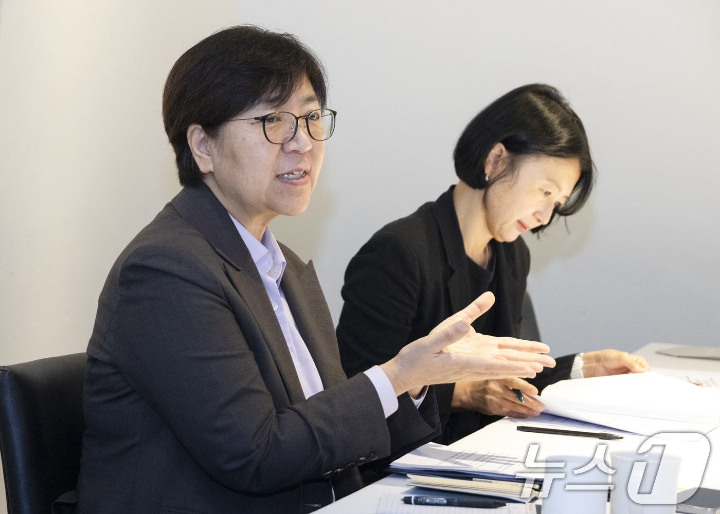 (서울=뉴스1) = 정은경 보건복지부 장관이 23일 서울 중구 컨퍼런스 하우스 달개비에서 장기요양 재택의료센터 전문가 간담회를 개최했다고 밝혔다. (보건복지부 제공. 재판매 및 D …