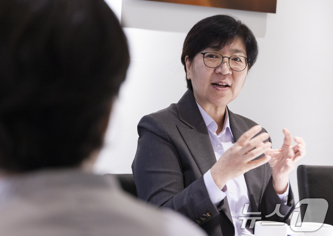 (서울=뉴스1) = 정은경 보건복지부 장관이 23일 서울 중구 컨퍼런스 하우스 달개비에서 장기요양 재택의료센터 전문가 간담회를 개최했다고 밝혔다. (보건복지부 제공. 재판매 및 D …
