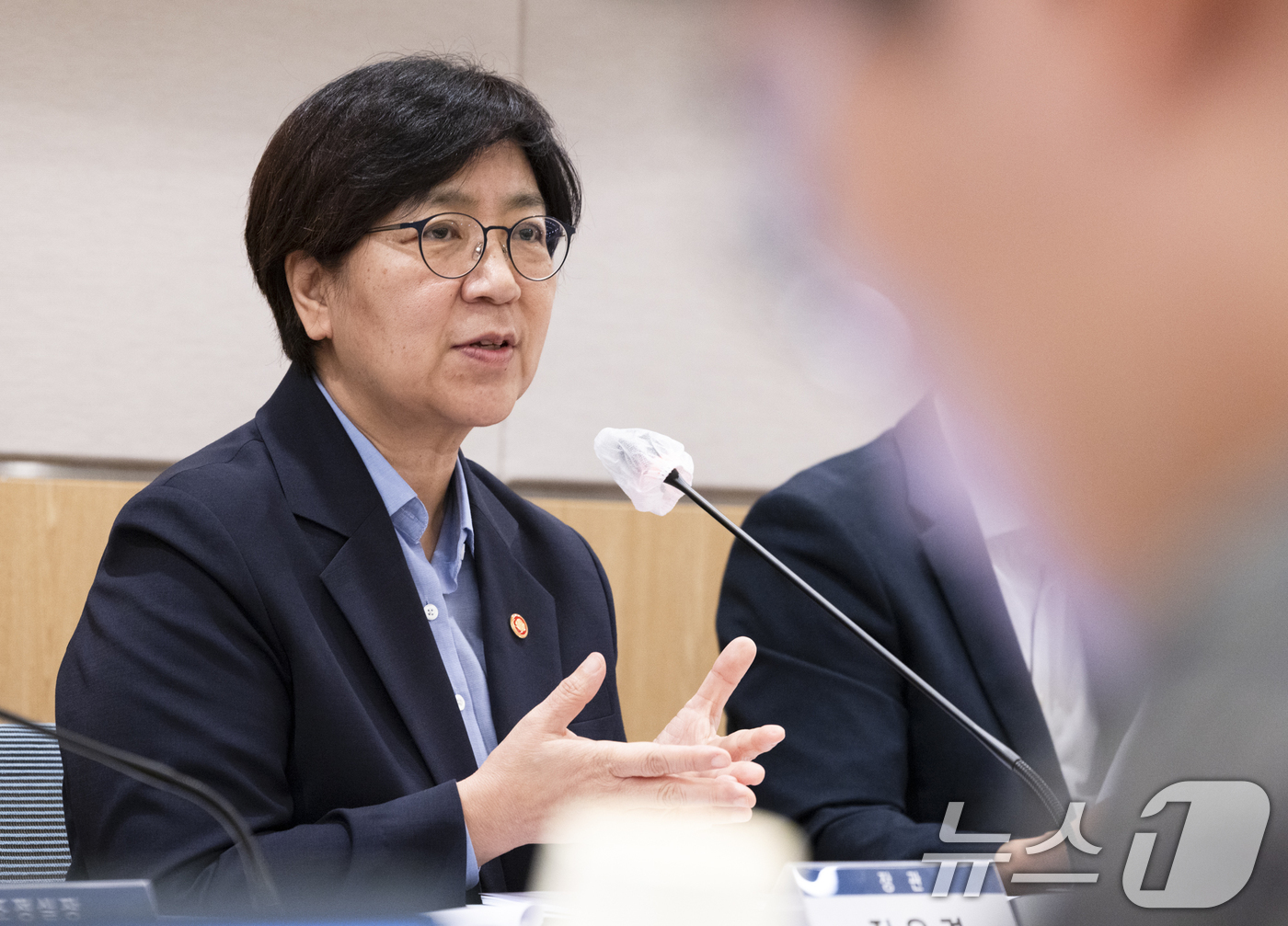 (서울=뉴스1) = 보건복정은경 보건복지부 장관이 지난 22일 서울 영등포구 전경련회관에서 열린 출입기자단 정책간담회에서 발언하고 있다. (보건복지부 제공. 재판매 및 DB 금지) …
