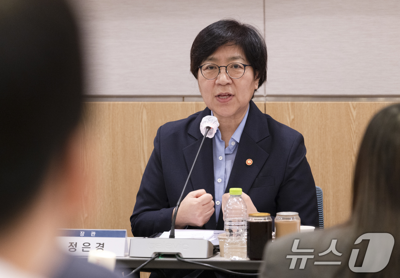 (서울=뉴스1) = 정은경 보건복지부 장관이 지난 22일 서울 영등포구 전경련회관에서 열린 출입기자단 정책간담회에서 발언하고 있다. (보건복지부 제공. 재판매 및 DB 금지) 20 …