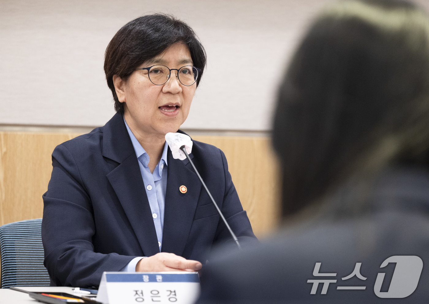 (서울=뉴스1) = 정은경 보건복지부 장관이 지난 22일 서울 영등포구 전경련회관에서 열린 출입기자단 정책간담회에서 발언하고 있다. (보건복지부 제공. 재판매 및 DB 금지) 20 …
