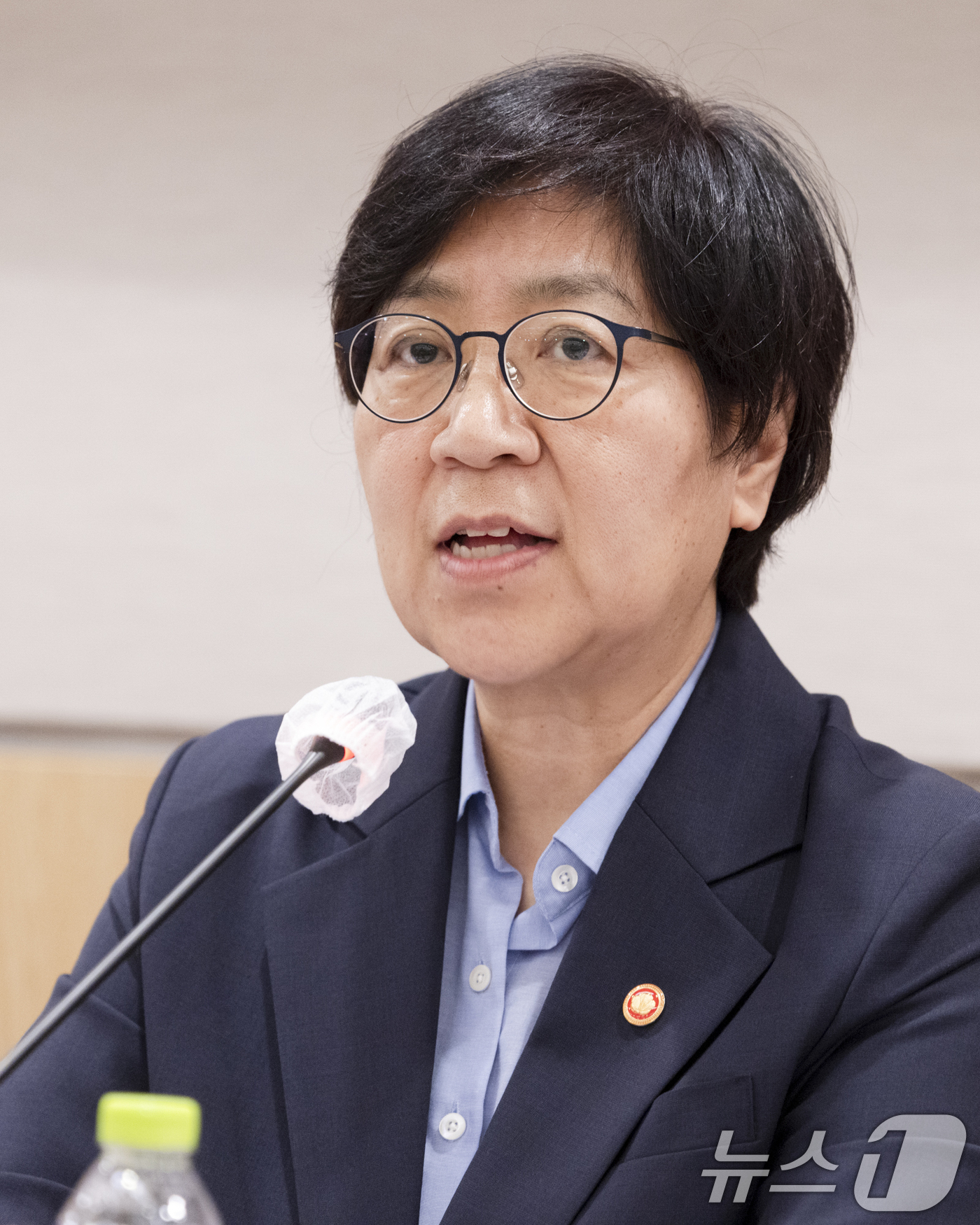 (서울=뉴스1) = 정은경 보건복지부 장관이 지난 22일 서울 영등포구 전경련회관에서 열린 출입기자단 정책간담회에서 발언하고 있다. (보건복지부 제공. 재판매 및 DB 금지) 20 …