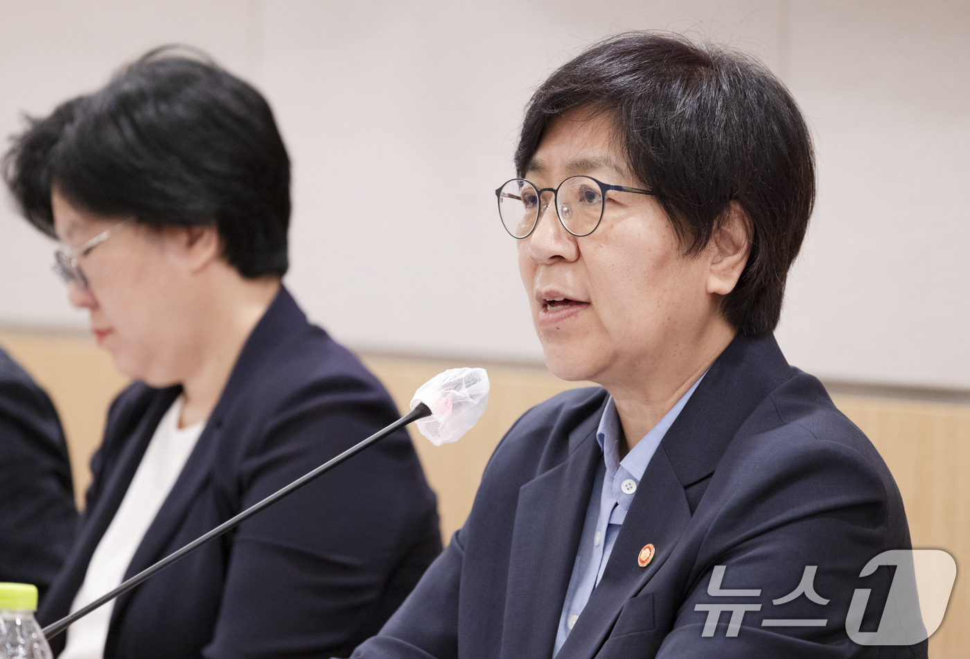 (서울=뉴스1) = 정은경 보건복지부 장관이 지난 22일 서울 영등포구 전경련회관에서 열린 출입기자단 정책간담회에서 발언하고 있다. (보건복지부 제공. 재판매 및 DB 금지) 20 …