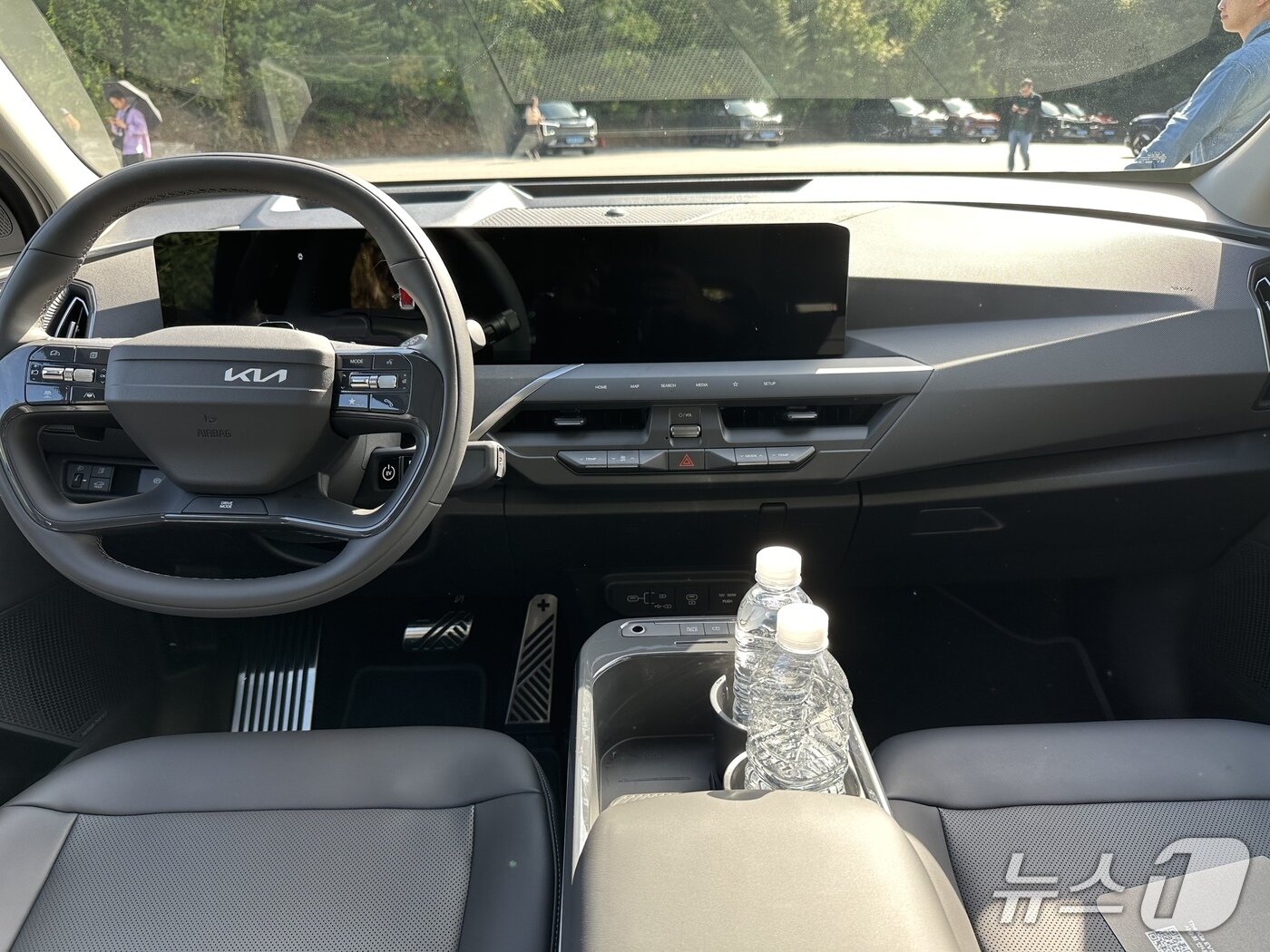 본문 이미지 -  기아 EV5 실내 모습. 2025.09.23/뉴스1 이동희 기자