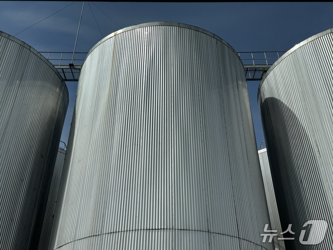 본문 이미지 - 하이트진로 강원공장의 맥주 저장탱크/뉴스1 ⓒ News1 이강 기자