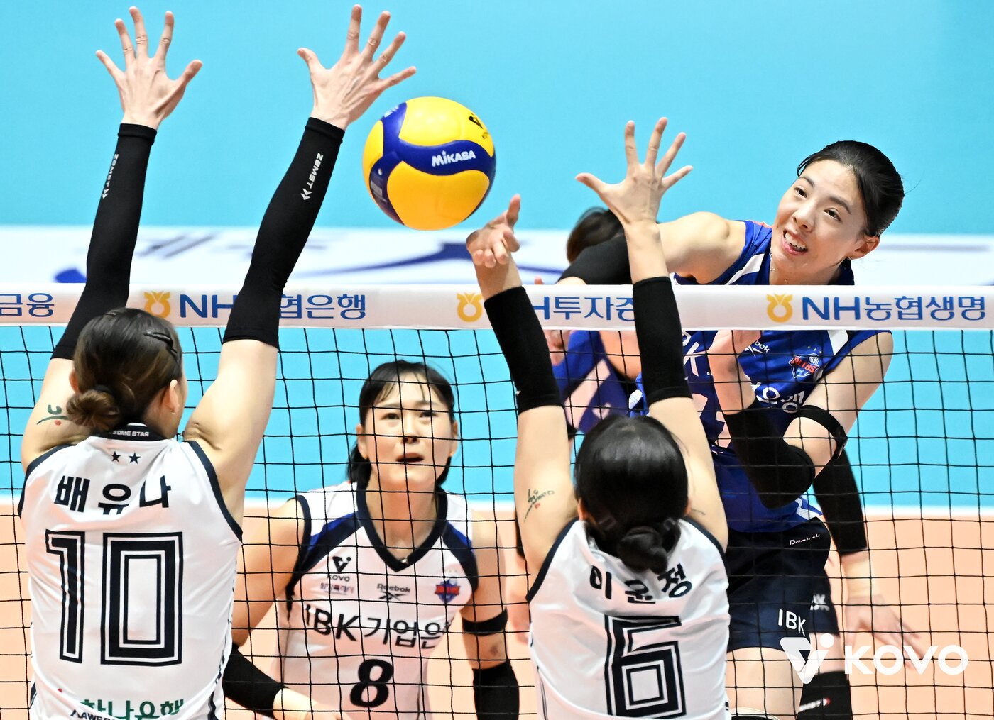 본문 이미지 - IBK기업은행 육서영&#40;11번&#41;. &#40;KOVO 제공&#41;