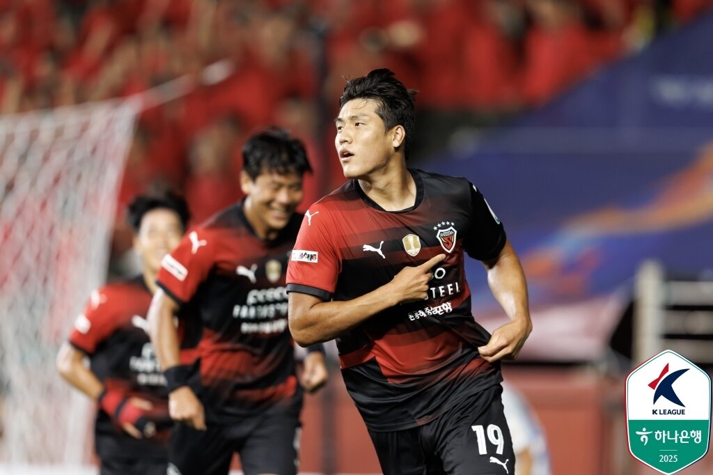 본문 이미지 - 포항 스틸러스 이호재. &#40;한국프로축구연맹 제공&#41;