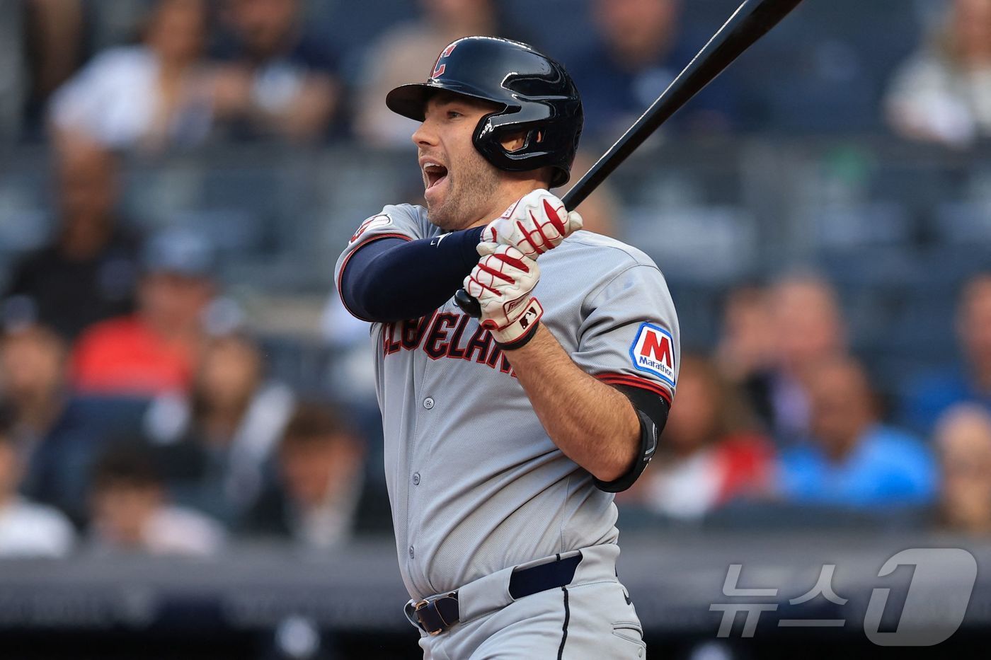 본문 이미지 - 클리블랜드 가디언스 지명타자 데이비드 프라이. ⓒ AFP=뉴스1