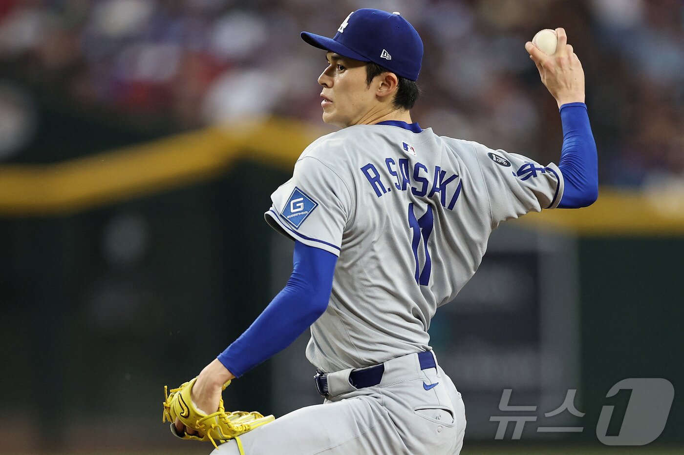 본문 이미지 - LA 다저스 투수 사사키 로키. ⓒ AFP=뉴스1