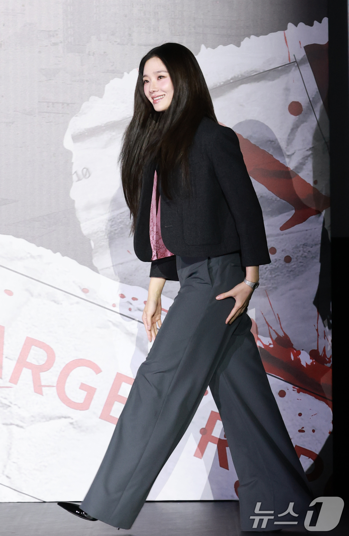 (서울=뉴스1) 권현진 기자 = 배우 박규영이 25일 오후 서울 광진구 자양동 롯데시네마 건대입구점에서 열린 넷플릭스 영화 ‘사마귀’ 제작보고회에 참석하고 있다. 2025.9.25 …