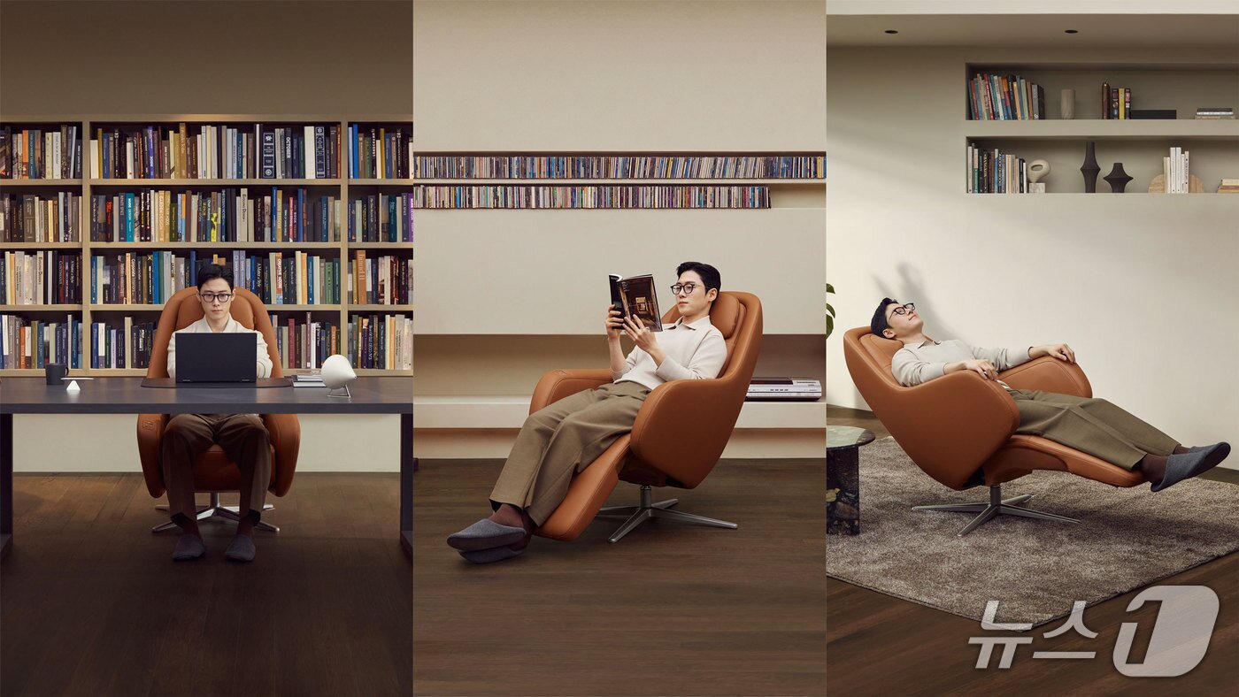 본문 이미지 - 코웨이 비렉스 트리플체어. (코웨이 제공)