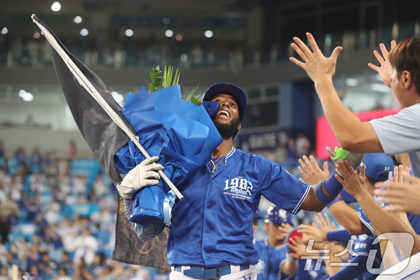본문 이미지 - 삼성 라이온즈 외국인 타자 르윈 디아즈. 2025.9.25/뉴스1 ⓒ News1 공정식 기자