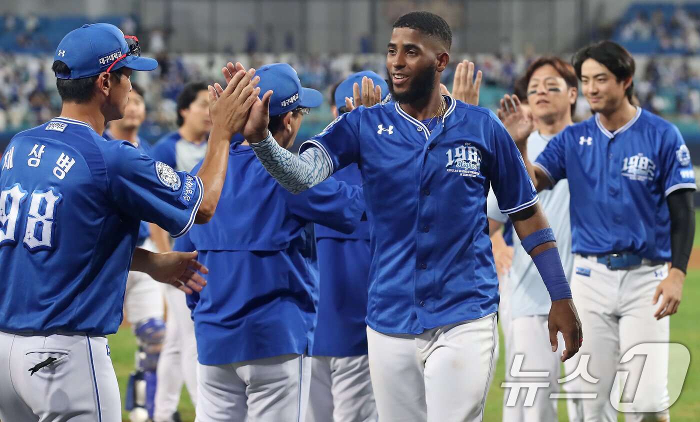 본문 이미지 - 삼성 라이온즈 외국인 타자 르윈 디아즈. 2025.9.25/뉴스1 ⓒ News1 공정식 기자