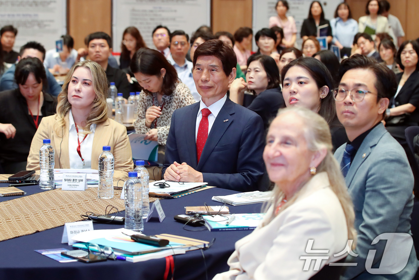 (대구=뉴스1) 공정식 기자 = 26일 오후 대구 달서구 계명대학교 성서캠퍼스에서 열린 '제12회 국제교육도시연합(IAEC) 아시아·태평양 네트워크 지역회의' 개막식에서 이태훈 달 …