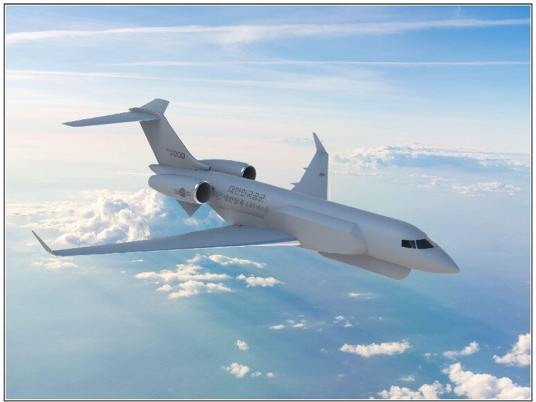 본문 이미지 - 대한항공이 LIG넥스원과 손잡고 수주전에 돌입한 전자전기&#40;Block-Ⅰ&#41; 제안 형상 &#40;대한항공 제공&#41;