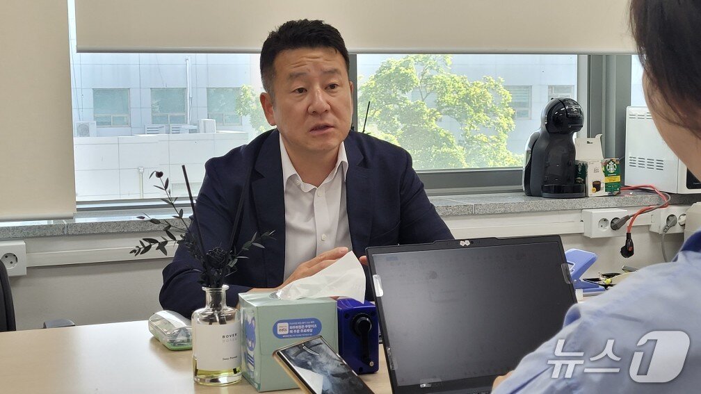 본문 이미지 - 23일 이승하 서울시경찰청 형사기동대 1팀장이 뉴스1과 인터뷰하고 있다. 2025.09.23/ⓒ 뉴스1 이정환 기자