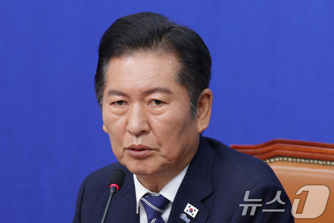 (서울=뉴스1) 신웅수 기자 = 정청래 더불어민주당 대표가 29일 서울 여의도 국회에서 열린 민주당 최고위원회의에서 발언하고 있다. 2025.9.29/뉴스1