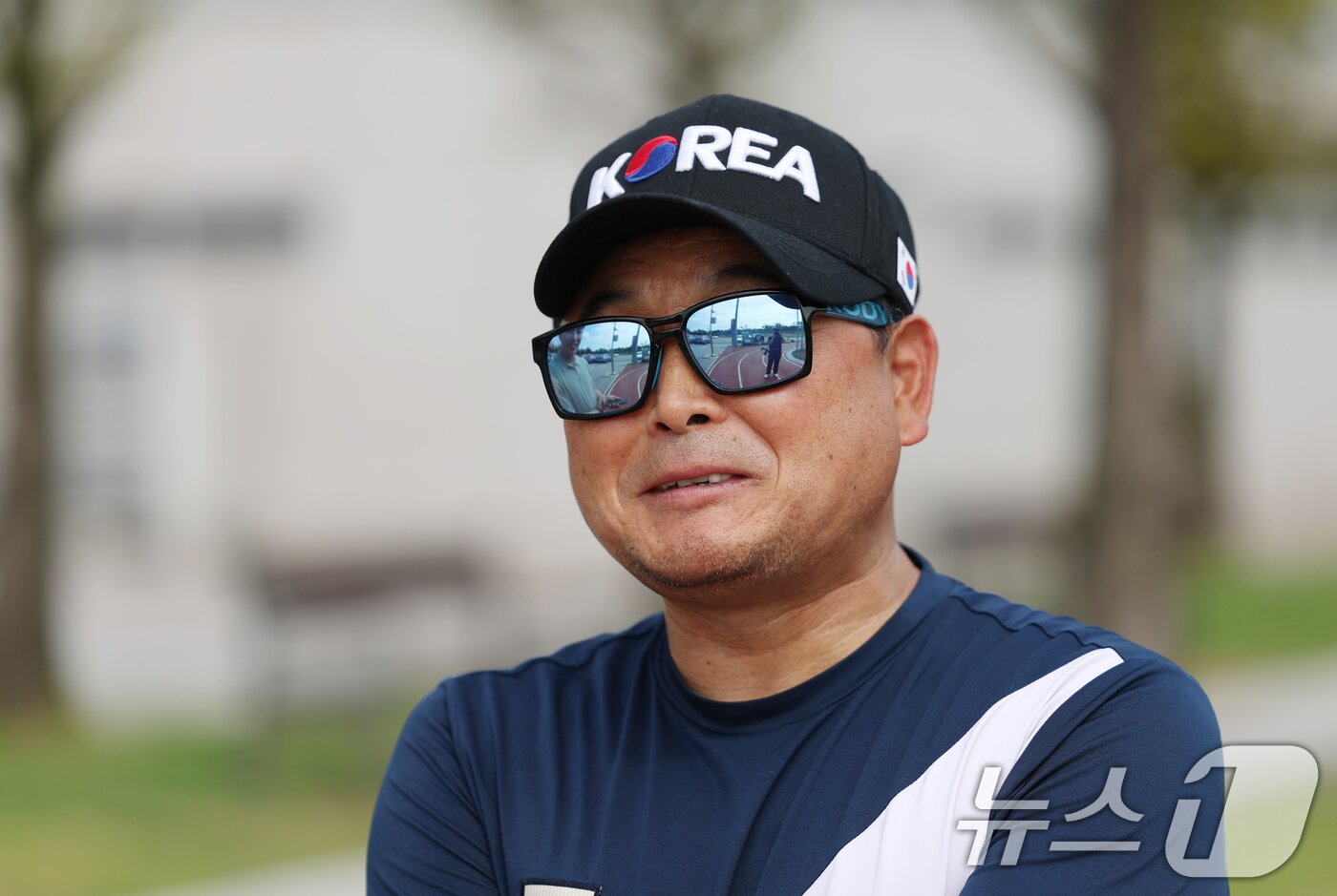 본문 이미지 - 전 국가대표 마라톤 선수 이봉주가 3일 경기 화성시 반월체육센터에서 뉴스1과 인터뷰를 하고 있다. ⓒ News1 김영운 기자