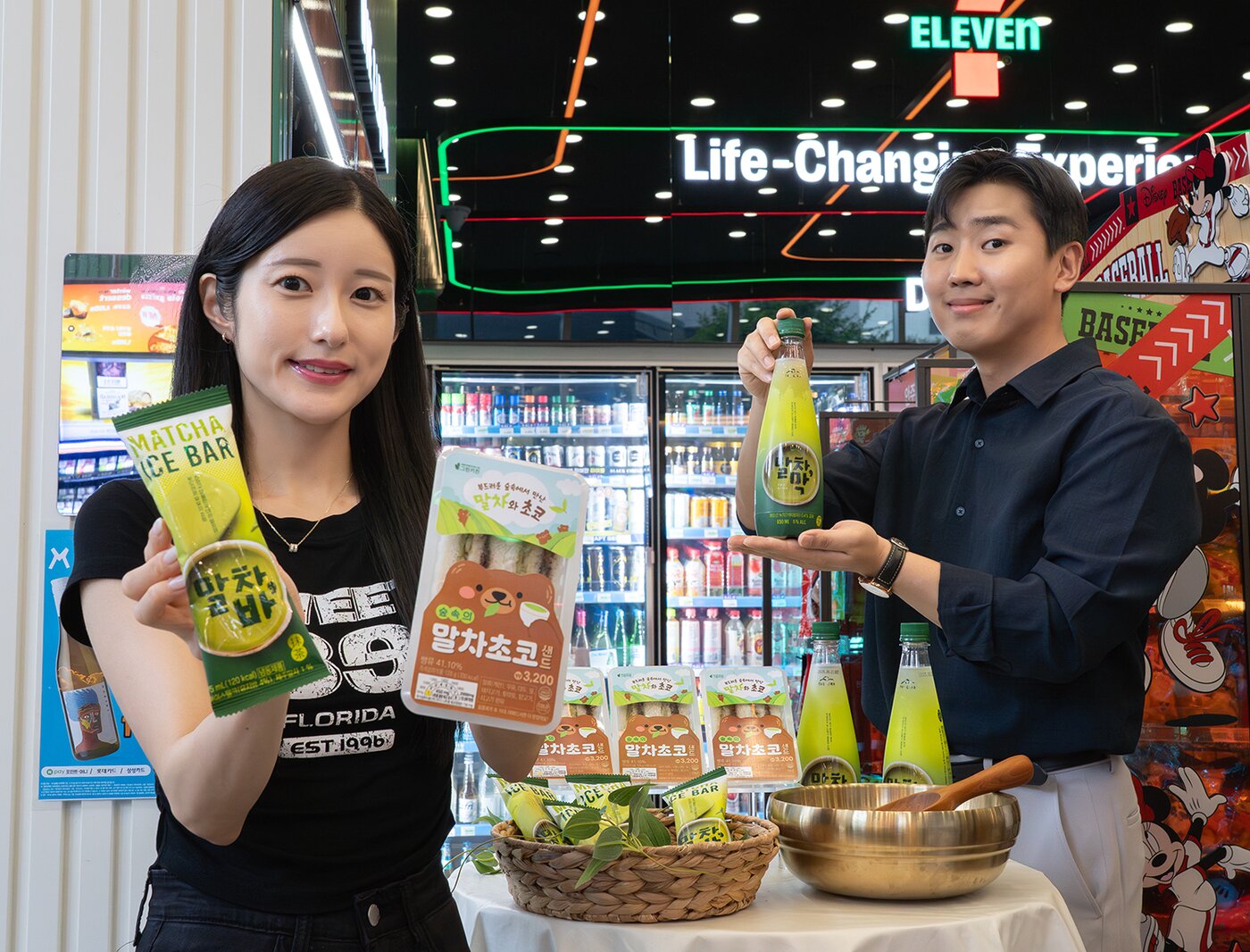 본문 이미지 - 말차맛 막걸리, 아이스크림, 샌드위치&#40;세븐일레븐 제공&#41;