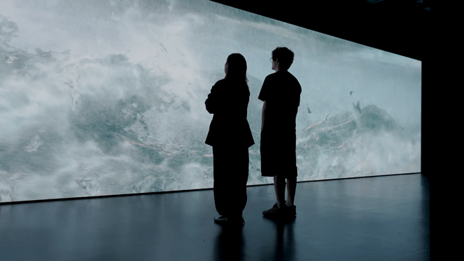 본문 이미지 - 디스트릭트 리사운드뉴욕 전시 작품 &#39;OCEAN&#39; 모습&#40;디스트릭트 제공&#41;