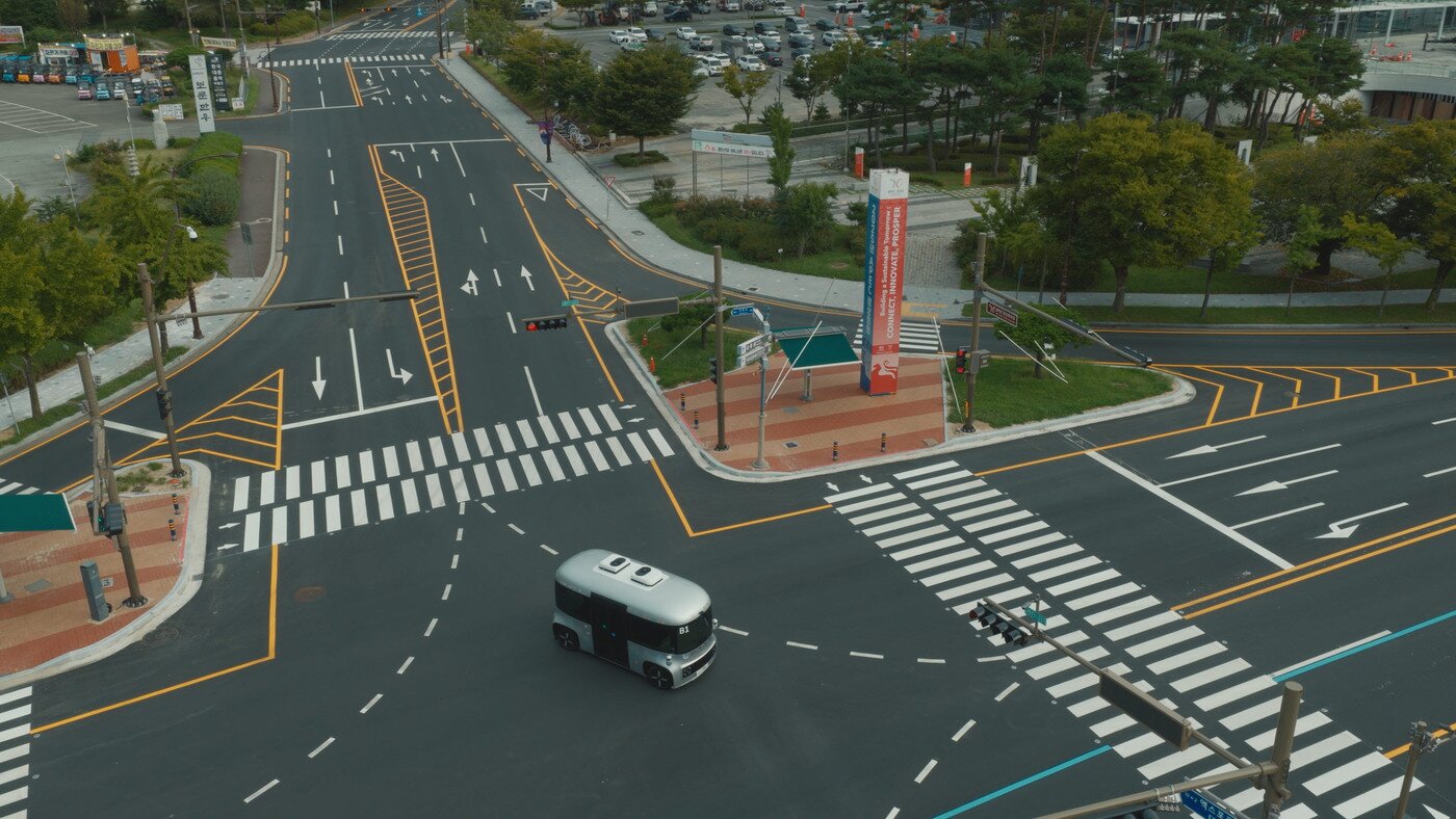 본문 이미지 - 경주에서 열리는 APEC 기간 동안 운영될 자율주행차량.&#40;국토교통부 제공&#41;.뉴스1 ⓒ News1
