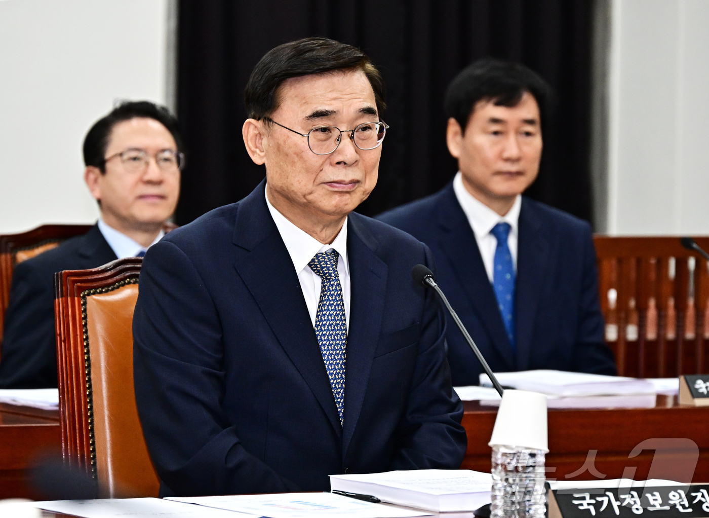 (서울=뉴스1) 유승관 기자 = 이종석 국가정보원장이 4일 오전 서울 여의도 국회에서 열린 정보위원회 전체회의에 참석하고 있다. (공동취재) 2025.9.4/뉴스1