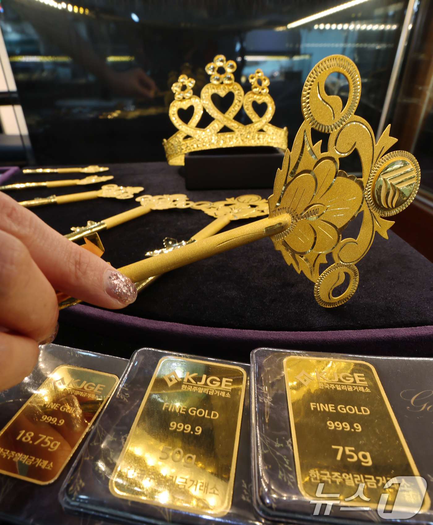 5일동안 7% 오른 금값 - 뉴스1